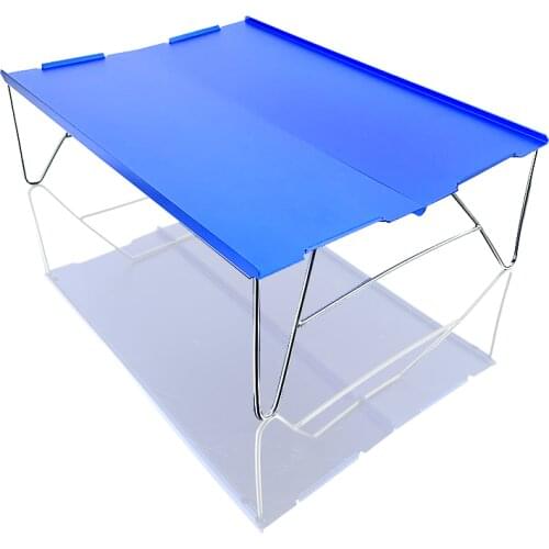 Outdoor Table Portable Foldable Camping Furniture Picnic Size S L 6061 Al Coated Non-Slip Folding