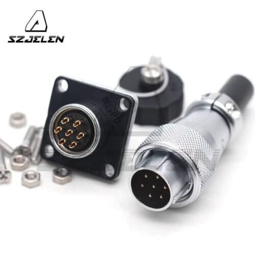 WEIPU WS16- 7 pin metal waterproof connector, can be used in industry, aviation, communications, Machine tools, instruments etc