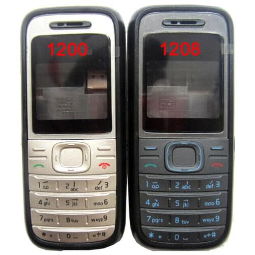 10pcs White black Housing Cover Battery Door Case Case Keypad Keyboard for Nokia 1200 1208 & Screwdriver Open Tools