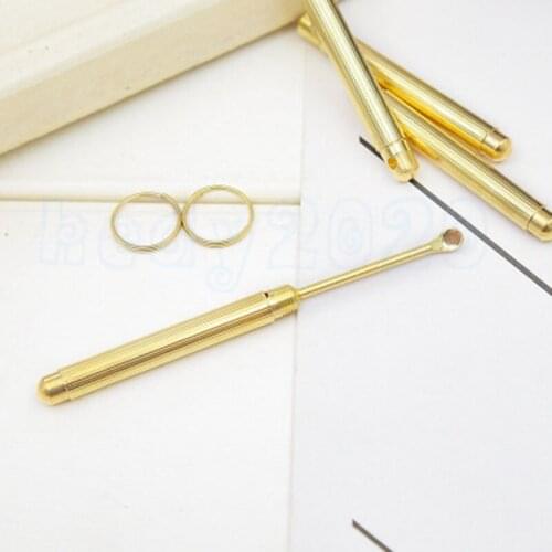 100pcs Metal folding ear picker Golden ear digging Folding ear picking tool
