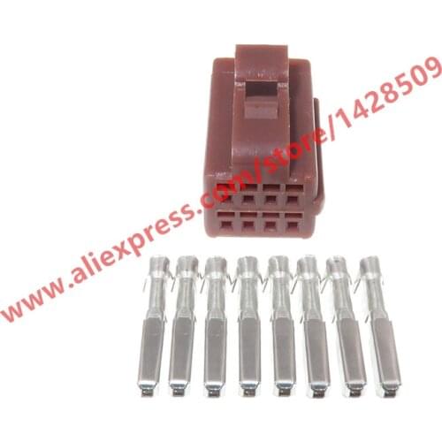 20 Sets 8 Pin Automotive Connector Car Female Plug With Terminals For Auto Central Control