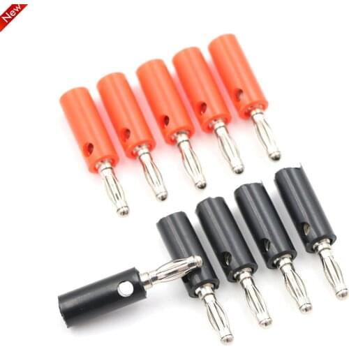 5/10pcs Audio Speaker Screw Banana Plugs Connectors 4mm