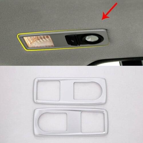 Car Rear Reading Light Frame Cover Trim For BMW X3 F25 X4 F26 2011-2017 X1 f48