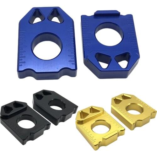 CNC Rear Axle Chain Adjuster Wheel Chain Adjustment Tensioners Suitable for SUZUKI drz400sm