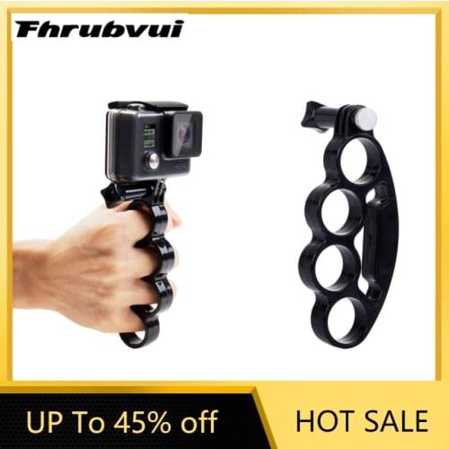 2021 Black Sports Camera Hand Holder Knuckles Hand Finger Grip Camera Holder Sport Action Camera Accessories
