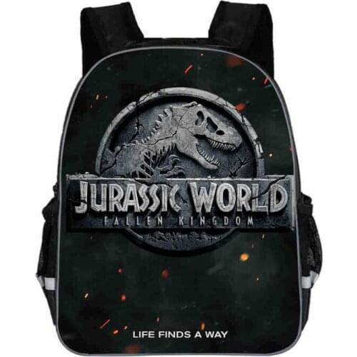 11-16inch Popular Animal Printing Dinosaur Backpack For Kids Jurassic World Fallen Kingdom Bags For Girls Boys Children School