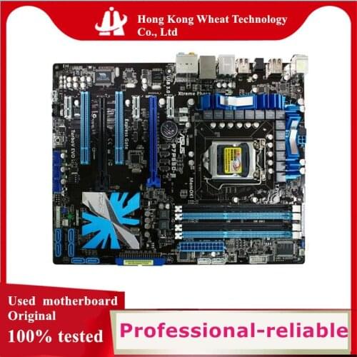 For ASUS P7P55D-E Motherboard Socket LGA 1156 DDR3 P55 Original Desktop Mainboard Used Mainboard