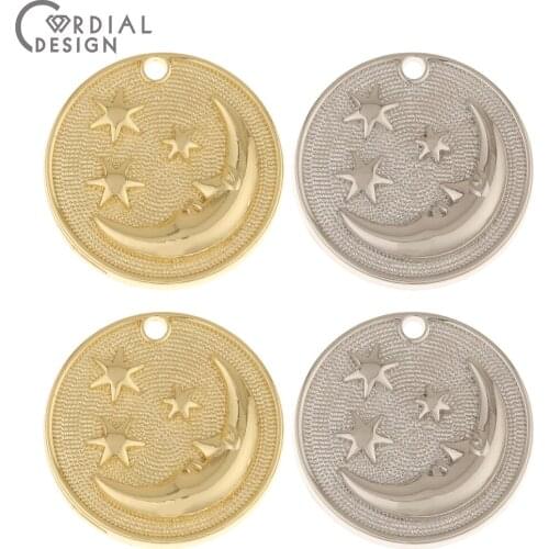 Cordial Design 50Pcs 24*24MM DIY Making/Pendants/Jewelry Accessories/Hand Made/Round Shape/Jewelry Findings & Components