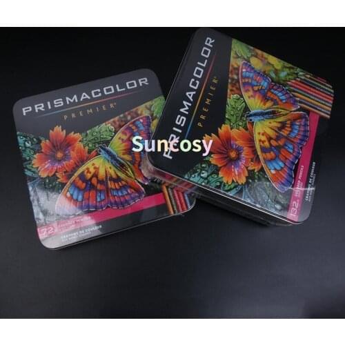 5PCS PC935 PCPC938 prismacolor white black single color draw pencil oily pencil 4.0MM soft Painting pencil Sanford 20044 20045