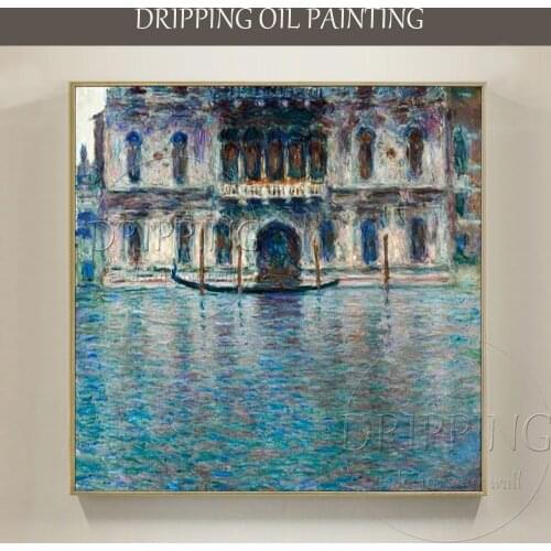 Famous Artwork Claude Monet Oil Painting Hand-painted Famous Impressionist Landscape Claude Monet Oil Painting for Living Room