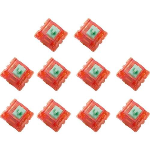 New For EQUALZ Tangerine V2 Switches For Gaming DIY Translucent 62g 67g Axis Mechanical Keyboard Customize Shaft Z8