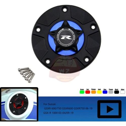 For Suzuki GSXR600 GSXR750 2006-2019 GSX-R 1000 03-04/09-19 motorcycle fuel tank cap, fuel tank passenger armrest handle