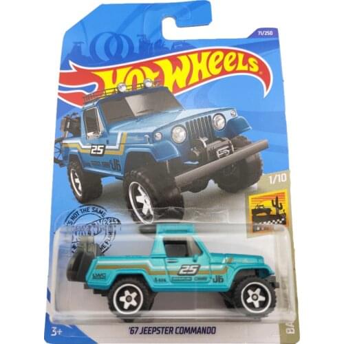 2020-71 Hot Wheels 1:64 Car 67 JEEPSTER COMMANDO Metal Diecast Model Car Kids Toys Gift