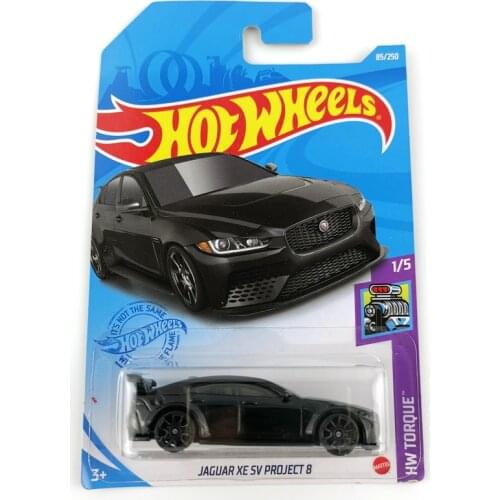 2021-85X Hot Wheels Cars JAGUAR XE SV PROJECT8 1/64 Metal Diecast Cars Collection Kids Toys Vehicle For Gift
