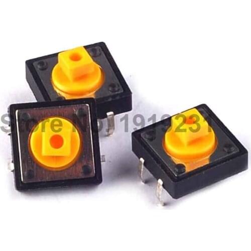 20PCS B3F Micro Switch 12*12*7.3 Touch Switch Key Switch Square Head with Column