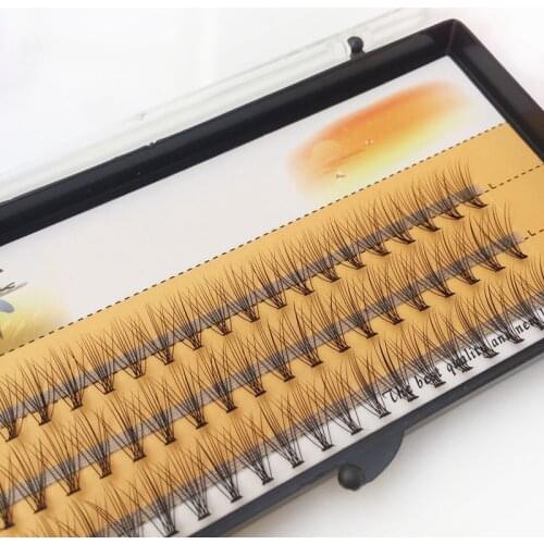 Eyelashes Extension Natural Thick Deep Black False Eyelash Grafting MakeUp Professional Use Faux Eye lashes Natural Curly Eyel