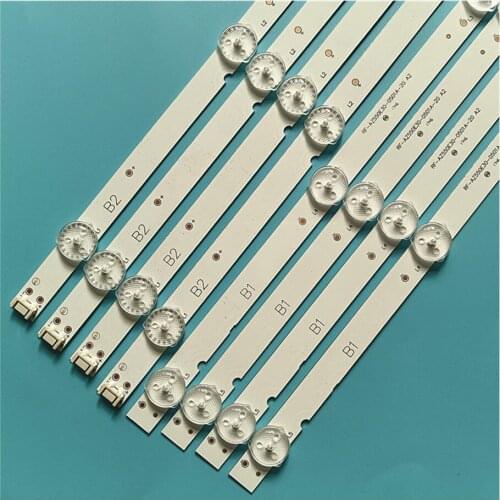 100% New 48pcs=6Kits LED strips for LG TV 55UJ6200 UA 55LJ620V 55UJ620 LC550EGJ SK A4 RF AZ550E30 0501A 20 RF AZ550E30 0601B 20