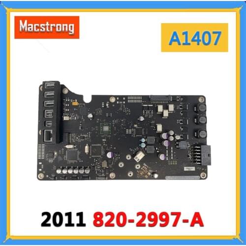 Tested Original A1407 Motherboard 2011 820-2997-A for A-pple Thunderbolt 27" A1407 Logic Board 661-6060 661-6489