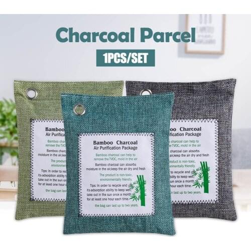 Fresh Bamboo Charcoal Odor Eliminator Absorber Bag Freshener Removes Odors Moisture for Home Car J99Store