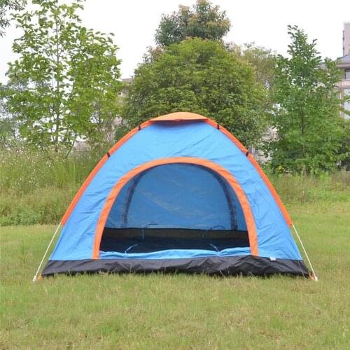 2 Person Automatic Pop Up Camping Tent Easy Open Tents Ultralight Instant Shade Portable Free Construction Outdoor Family Tent