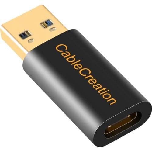 USB 3.0 A Male to USB-C Female Adapter,Type 3.0 to Type C Converter Data & Charging for USB-C Charge Cable,for phones Laptops