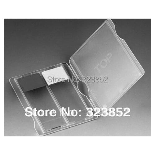 Plastic Microscope Slide Mailer Holder Storage Box Microslide Holds2 PP Neutral Color - Pack of 10
