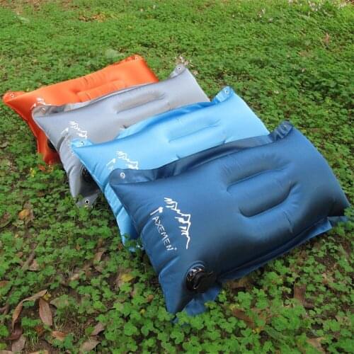 Outdoor Camping Ultralight Inflatable Pillow TPU Multifunction Sleeping Air Pillows for Picnic Travel Camping Mat