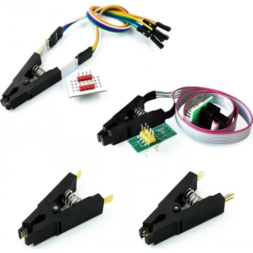 Programmer Test clip SOP8 Eight-pin BIOS clip Wide and narrow body 8-pin universal clip Adapter clip IC Socket Burning chip clip