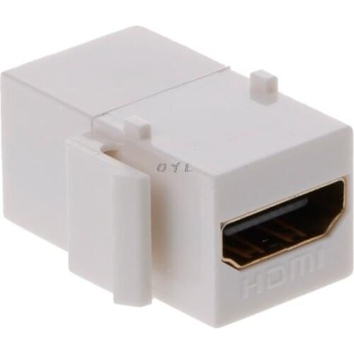 1PC Keystone HDMI Connector HDMI Insert Coupler Slot Female To Female