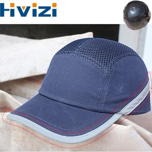 Reflective Warning ABS Work Safety Helmet Lightweight Breathable Mesh Cap Anti-impact Safety Helmet Cap For Construction Workers