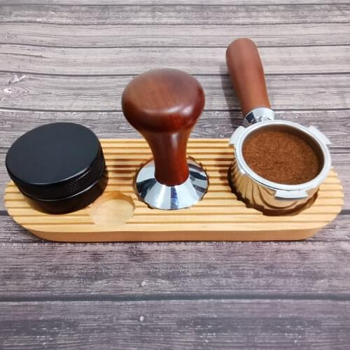 304 Stainless Steel Coffee Tamper 51/58mm Base Clear Body Barista Espresso Coffee Press Coffee Powder Hammer