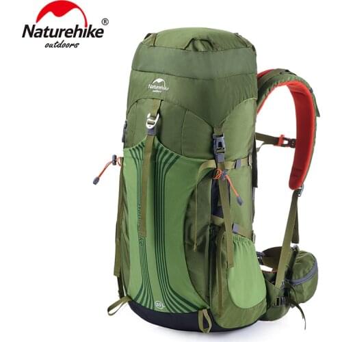 Naturehike 55L 65L Tourist Travel Backpack Professional Hiking Trekking Bag with Suspension System Waterproof Climbing Bags