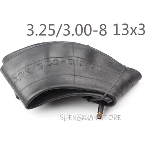 High quality 3.25/3.00-8 13x3 Inner Tube with Straight Valve Stem for 8 Inch Wheelbarrow Scooters Mini Chopper Tire Go Kart ATV