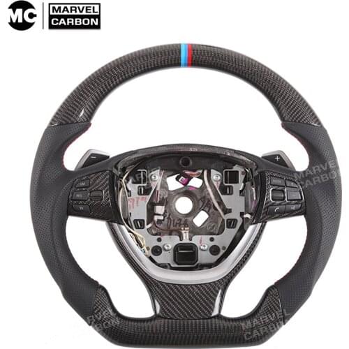 CARBON FIBER STEERING WHEEL 100% REAL CARBON COMPATIBLE WITH 5 SERIES GT