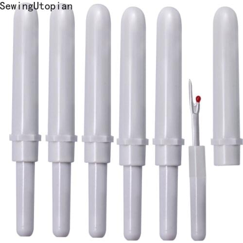 10PCS Seam Ripper Stitch Unpicker Needle Arts with Plastic Handle Craft Thread Cutter Sewing Embroidery Tools