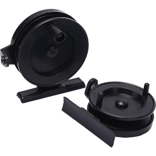 2 Sizes Winter Fishing Reels For Fly Fishing Plastic Ice Reverse Spinning Braking Gram Wheel Fishing Tackle Tools Spinning Reels