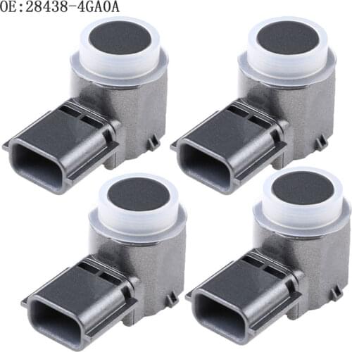 4PCS Silver Color New High Quality PDC Parking Sensor For Nissan 28438-4GA0A 284384GA0A