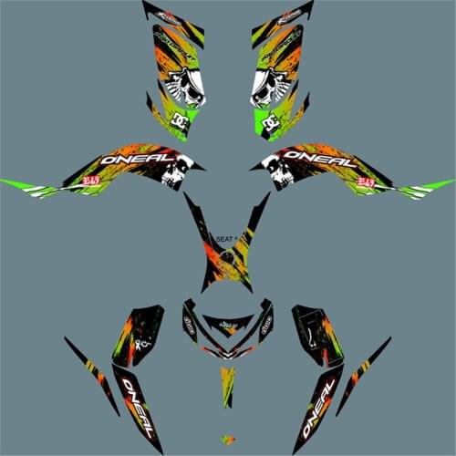 Free Customized Motorcycle ATV Team Decals 3M Stickers Decos Graphics Kits For YAMAHA Raptor 700R 2013 2014 2015 2016 2017 2018