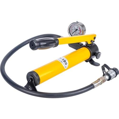 CP-180 Hydraulic Pump Hand Operated Pump Hydraulic Manual Pump with Pressure Gauge