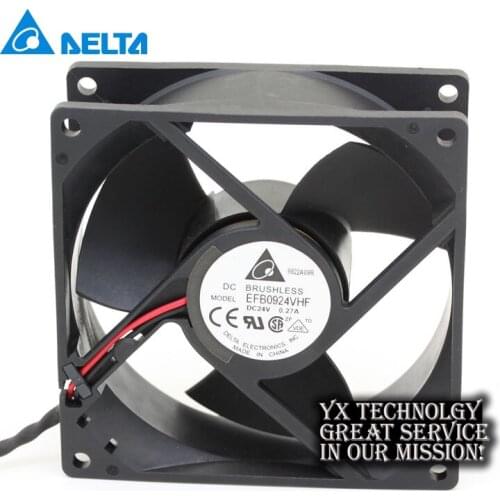 EFB0924VHF 9CM 90mm 9032 24V 0.27A two line drive cooling fan for Delta 90*90*32mm