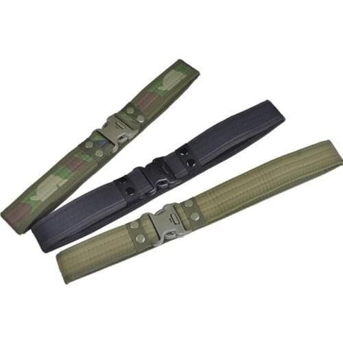 Camo Waistband belt Tactical Hunting Outdoor Sports Field Military belt Sale Deputy Military Fans Belt Woodland Fastening Tape