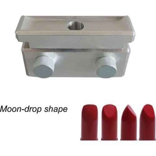 Moondrop Shape Single 1 Cavity Aluminum Lipstick Fill Mold Lipstick Mould, Lipbalm Filling Mould 12.1mm 12.7mm