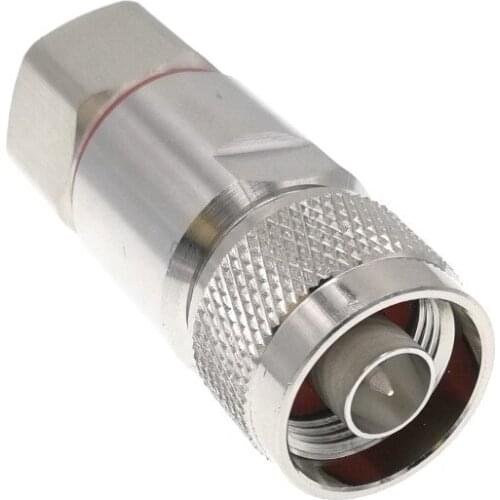 N Clamp Plug Male Connector For Corrugated Copper 1/2" Cable RF Coax Connector