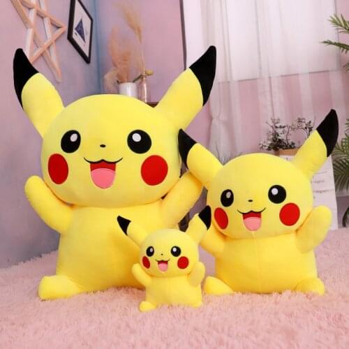New Pokemon Pikachu Plush Toy Doll Cute Soft Down Cotton Smooth Doll Japanese Anime Children’s Gifts Hot Sale