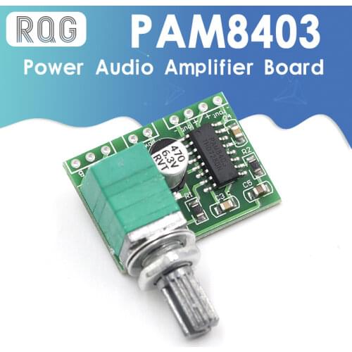 PAM8403 5V Power Audio Amplifier Board 2 Channel 3W W Volume Control/ USB Power