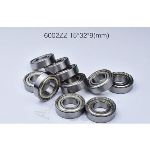 6002ZZ 15*32*9(mm) 1Pieces bearing ABEC-5 6002 6002ZZ metal sealed chrome steel deep groove bearing