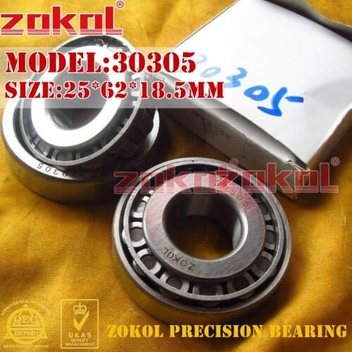 ZOKOL bearing 30305 7305E Tapered Roller Bearing 25*62*18.5mm