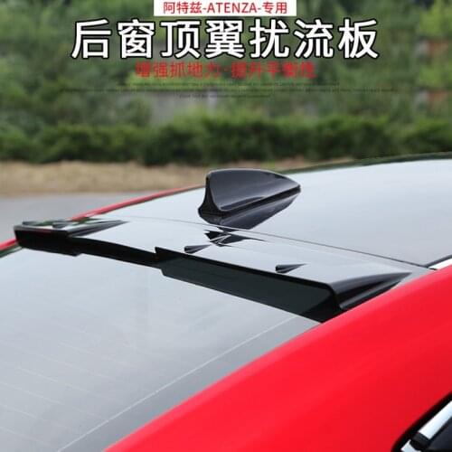 For Mazda 6 Atenza/Mazda 3 Axela Roof Spoiler 2014-2021 High Quality ABS Material Rear Windshield Wing Accessories Body Kit