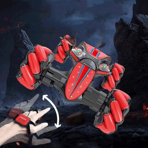 Transformable Remote Control Car RC Stunt Gesture Sensing Twisting Off-Road Vehicle Light Music RC Car Toys