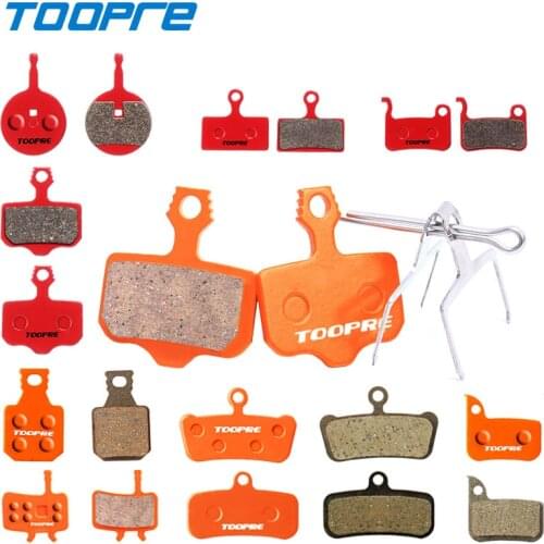 TOOPRE MTB Bicycle ceramic brake pads bike all metal heat dissipation brake pad for SHIMANO M315/M355/M375/M395/M416/M555/C900